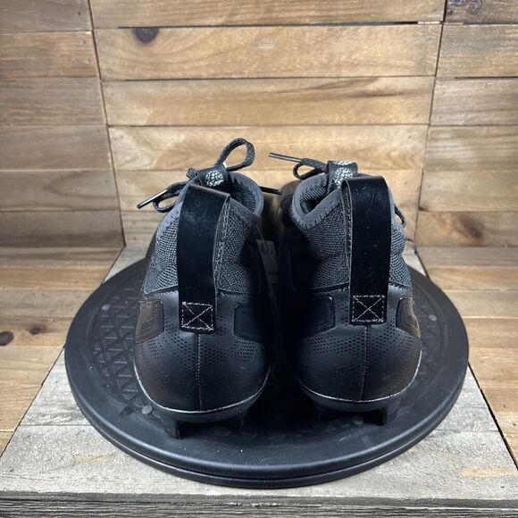 Adidas Adizero Mens Size 9.5 Black Lace Up Athletic Cleats Sneakers New In Box - Picture 4 of 11